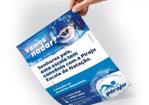 Flyer Piraju Escola de Natação