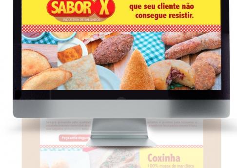 Hotsite - Sabor X Indústria de Salgados