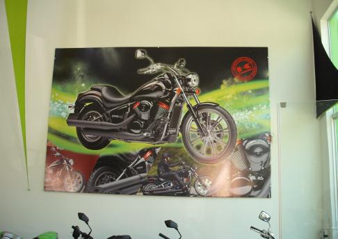 Painel Lona Kawasaki GP1 Motos 2