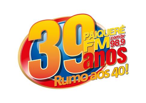 Selo Paiquerê FM 39 Anos