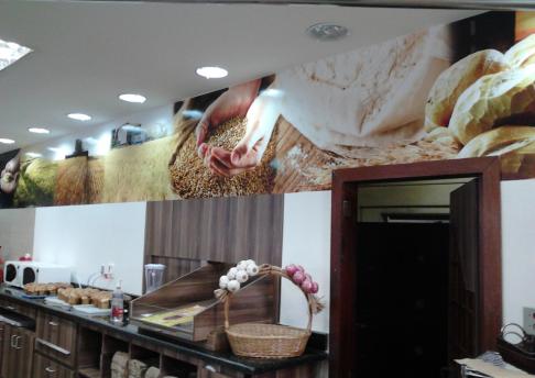 Painel Adesivado Padaria Big Pão