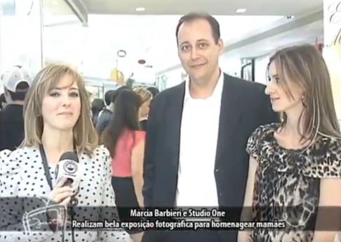 Márcia Barbieri e Studio One - Exposição Fotográfica Mães e Filhos - Guest TV Tarobá