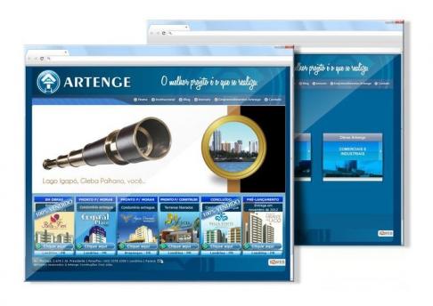 Site Construtora Artenge