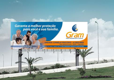 Painel rodoviário Gram