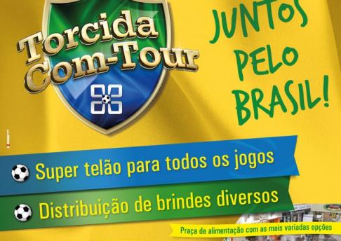 Cartaz Shopping Com-Tour - Torcida da Copa