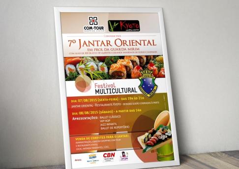 Cartaz Shopping Com-Tour - Jantar Oriental