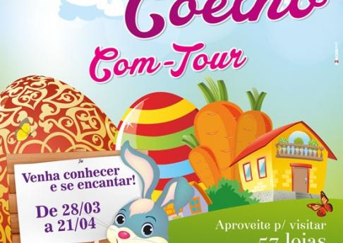 Cartaz Shopping Com-Tour - Vila do Coelho