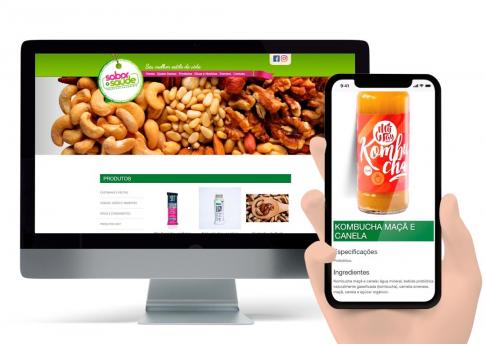 Site Sabor e Saúde Brasil