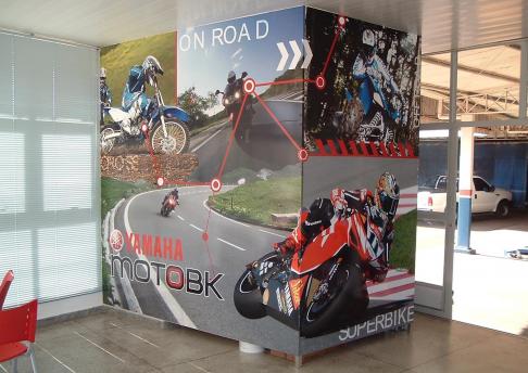 Testeira biombo Motobk Yamaha