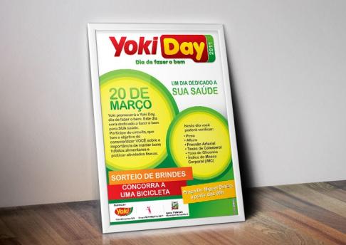 Cartaz Yoki Day - Cambará