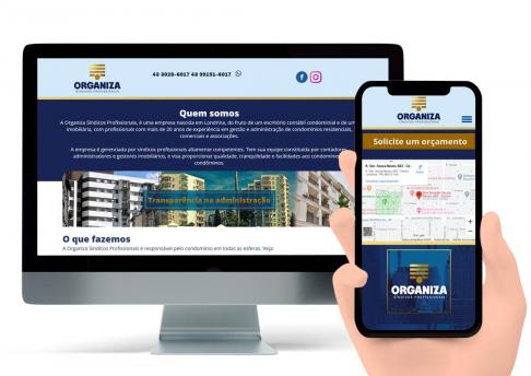 Hotsite Organiza