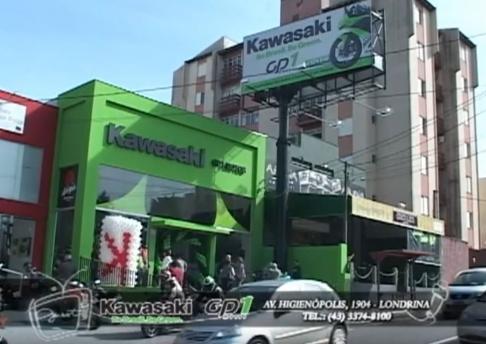 Kawasaki GP1 Motos - Inauguração Londrina - Guest Tv Tarobá
