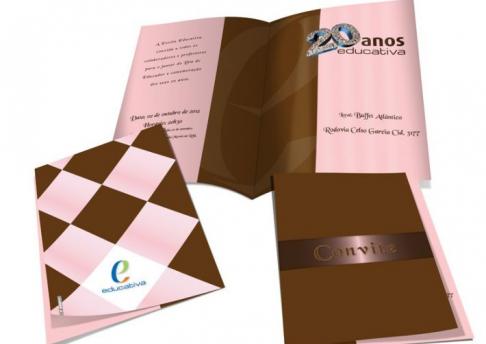 Convite Celebração dos 20 Anos Escola Educativa