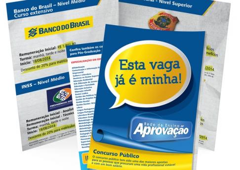 Flyer Curso Aprovação