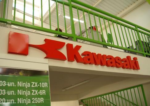 Painel relevo Kawasai GP1 Motos
