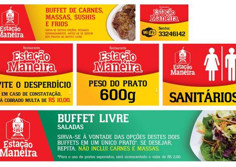 Placas Estação Maneira