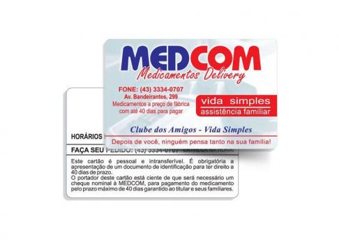 Cartão Medcom Medicamentos Delivery