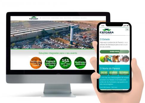 Site Expoara Centro de Eventos 2017